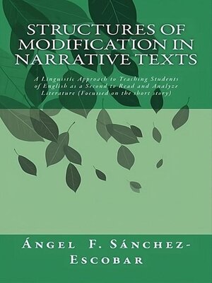 cover image of Structures of Modification in Narrative Texts